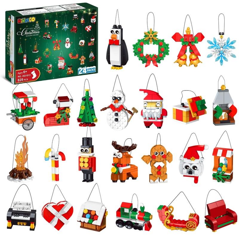 MerryMade® 24 Days Christmas Countdown Ornaments Building Set