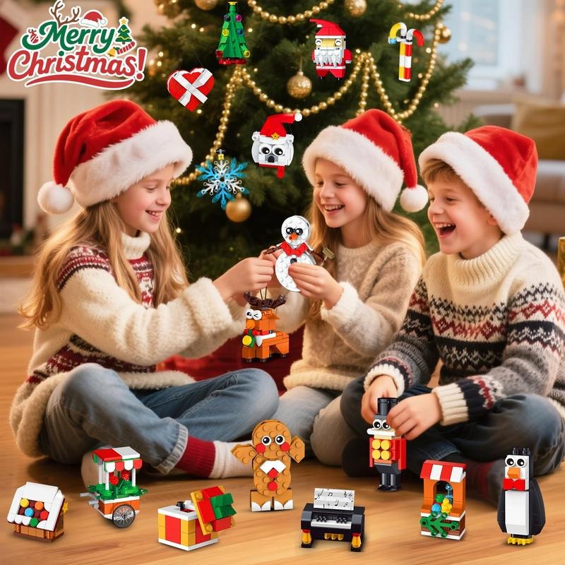 MerryMade® 24 Days Christmas Countdown Ornaments Building Set