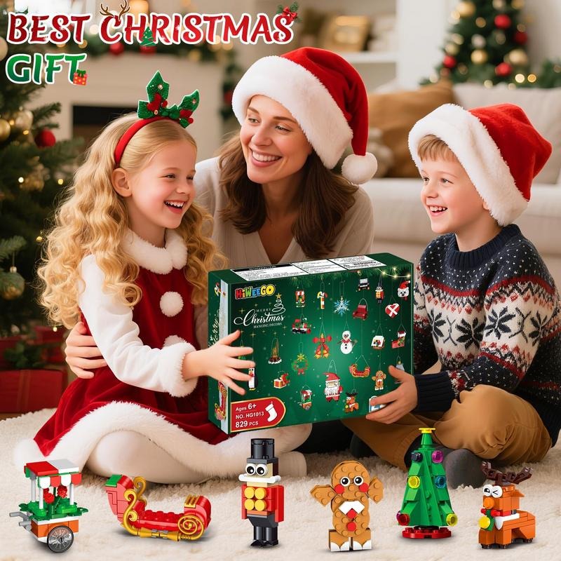 MerryMade® 24 Days Christmas Countdown Ornaments Building Set