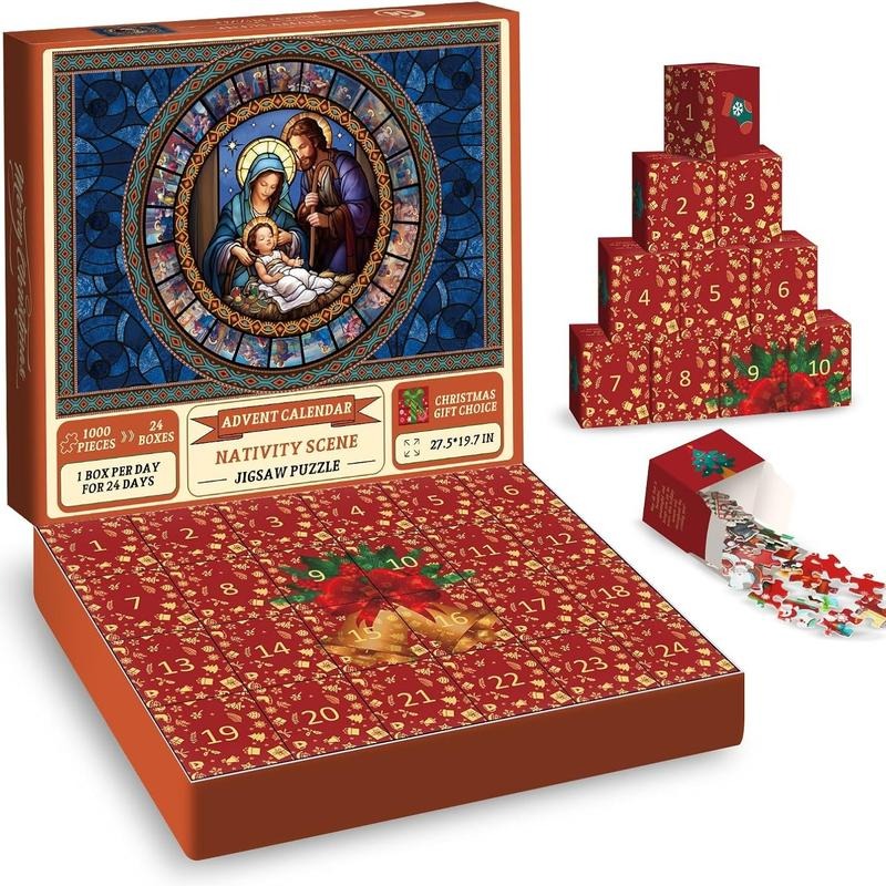 MerryMade 24 Day Premium Christmas Countdown Puzzle