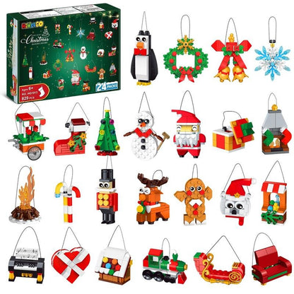 MerryMade® 24 Days Christmas Countdown Ornaments Building Set